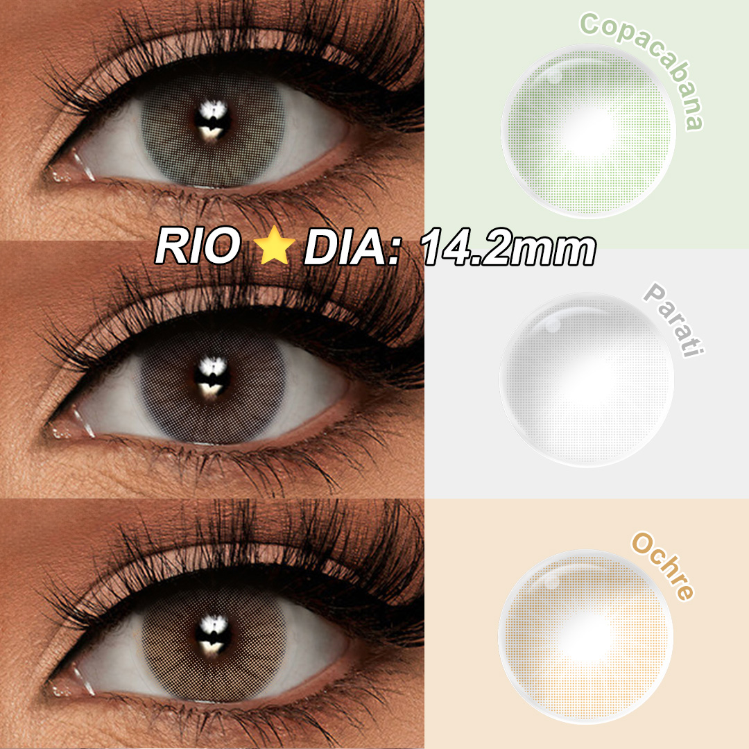 Free Shipping Freshgo Eye Lenses Color Natural Contact Lens RIO Wholesale Lentillas Custom Soft Yearly Colored Contacts for Eyes