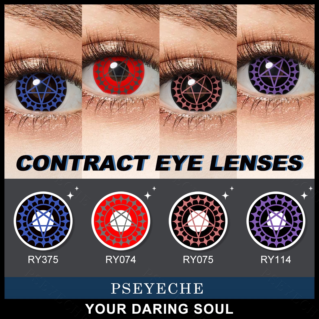 Hot Sales Pseyeche Halloween Contact Cosplay Lenses Lens Contact Wholesale Color Contact Lens Lentille De Couleur Lensa Kontak