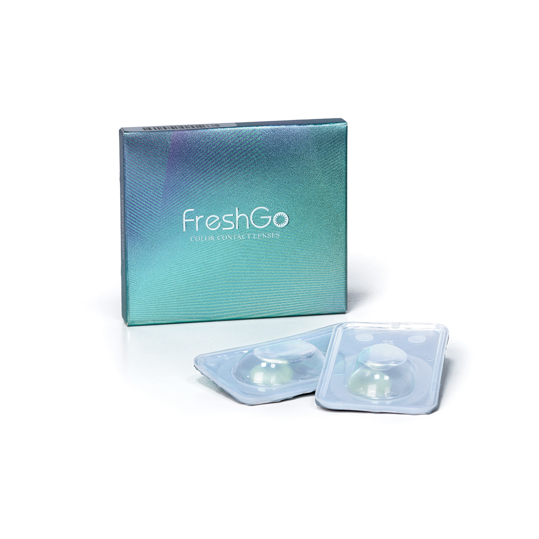 Free Shipping Freshgo Eye Lenses Color Natural Contact Lens RIO Wholesale Lentillas Custom Soft Yearly Colored Contacts for Eyes