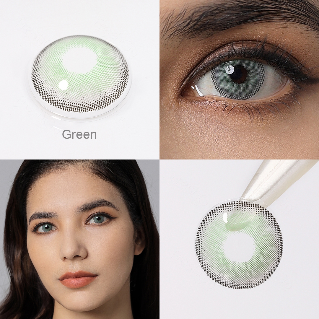 Free Shipping Freshgo Promotional  Contact Lenses Natural Colored Contacts Cheap Lenses Contact 14.5 Eye Lens Lentes De Contacto