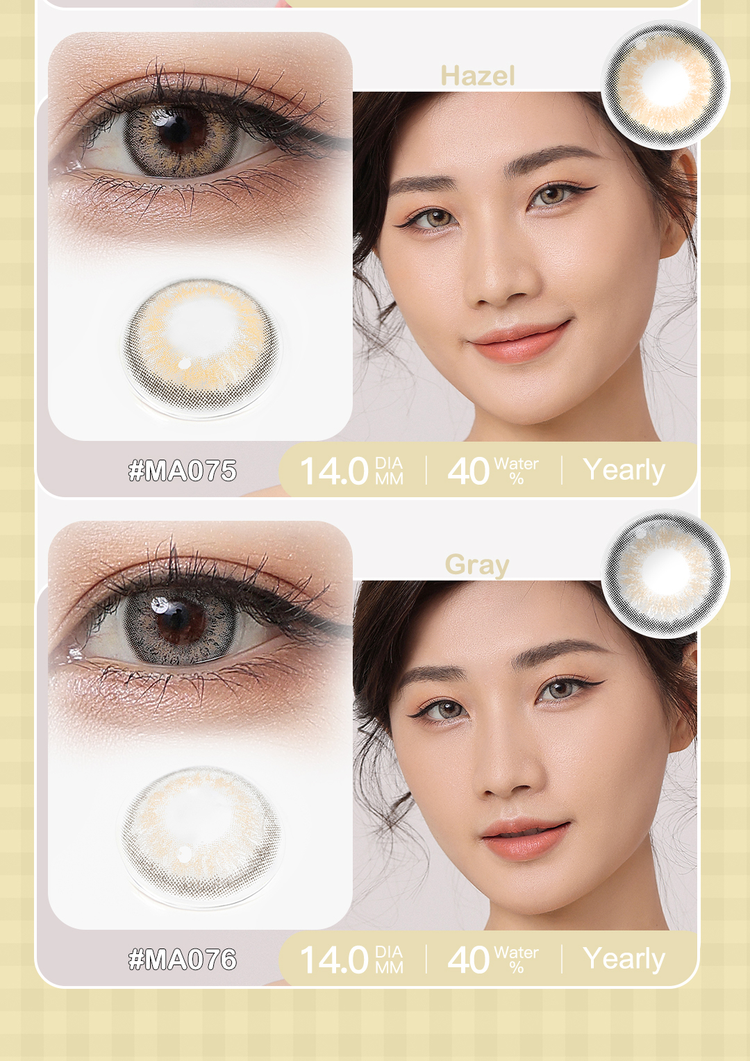 Gleam Eye Lenses Color Contact Lens Sparkle Colored Contacts Soft Circle Contact Lenses Lentes De Contacto De Color Natural