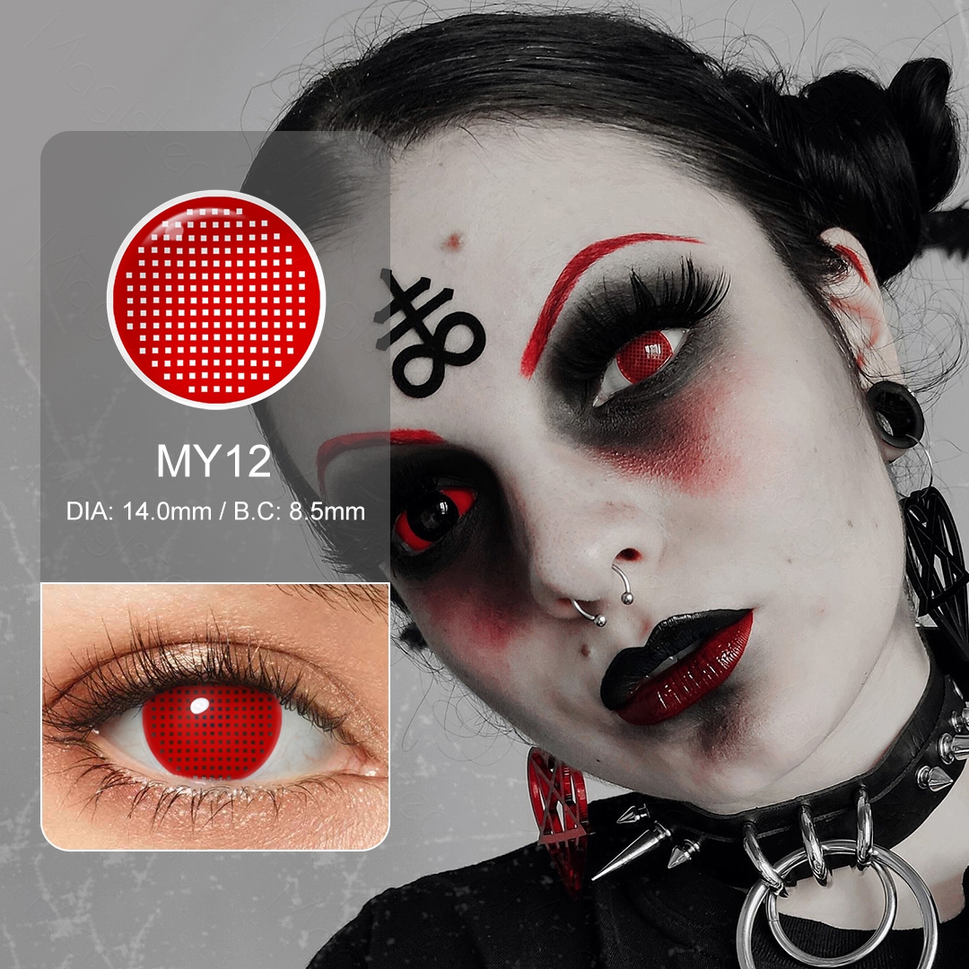 Free Sample MagisterMY sharingan Lens Cosplay Eye Contacts Halloween Contacts  sharingan Eye Halloween Lenses Emballage Lentille