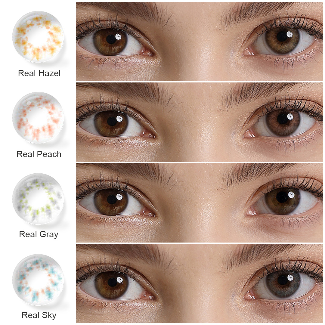 Freshgo Wholesale Eye Contact Lenses SPANISH Soft 40% Water Yearly Cosmetic Eye Lenses Lentille De Couleur Natural Contact Lens