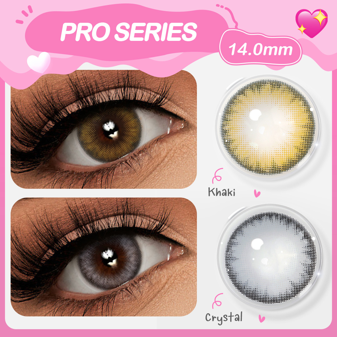 Free Shipping Colored Eye Contact Lenses 40% Water Soft Lens Freshgo PRO Yearly Contacts 14.0mm Eye Lentes De Contactor