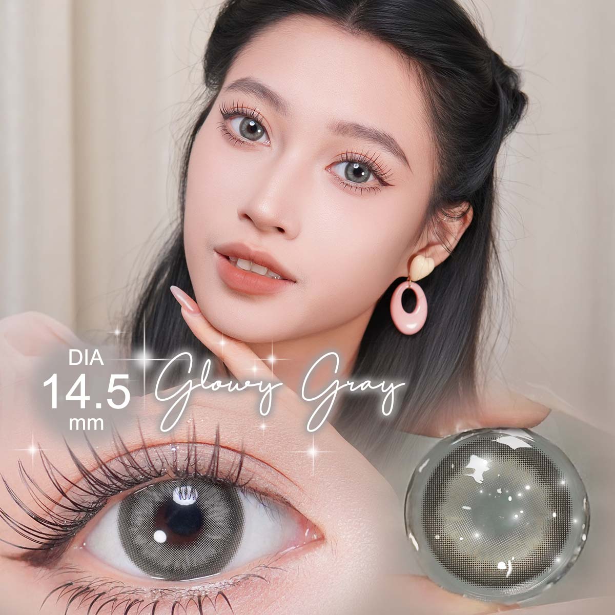 Free Shipping Magister Glowy Colored Contacts  Contact Lenses Fashion Lenses Eye Contact 14.5 Eye Lens Lentes De Contacto