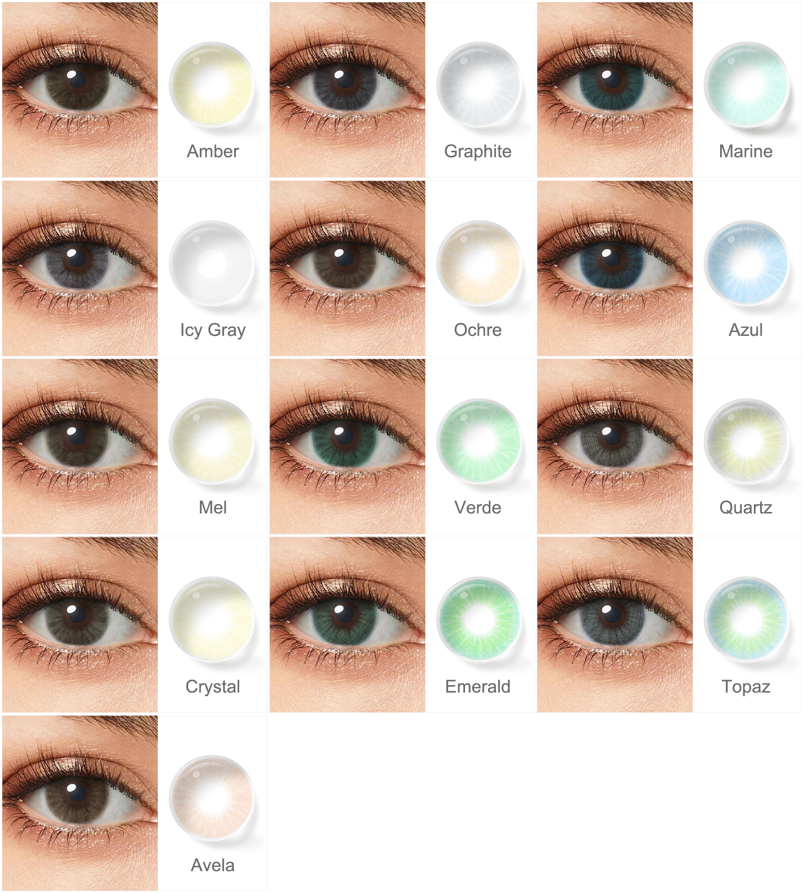Contact Lenses Colors