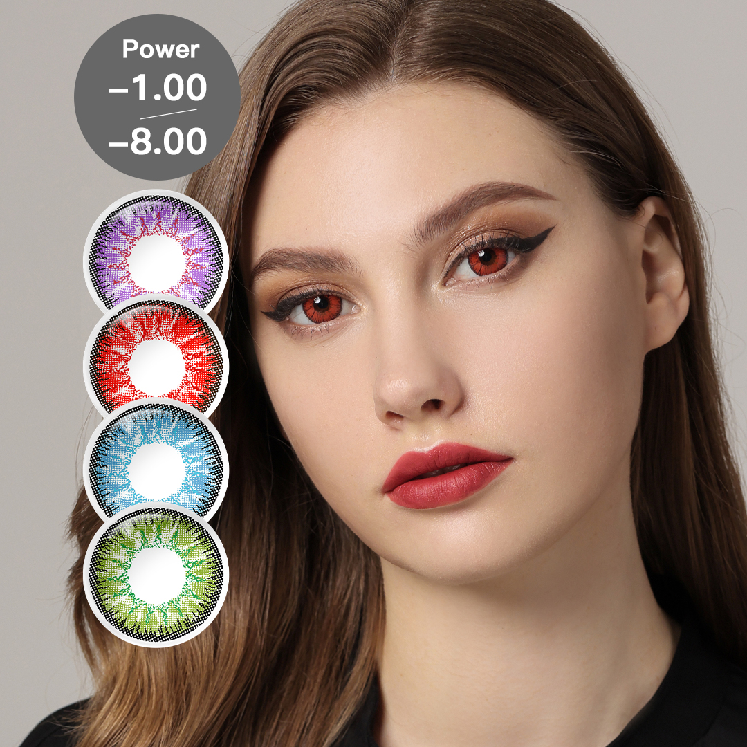 Free Shipping Freshgo NONNO Colored Contact Lenses Red Contact Lenses Hot Lenses Eye Contact  Eye Lens Lentes De Contacto