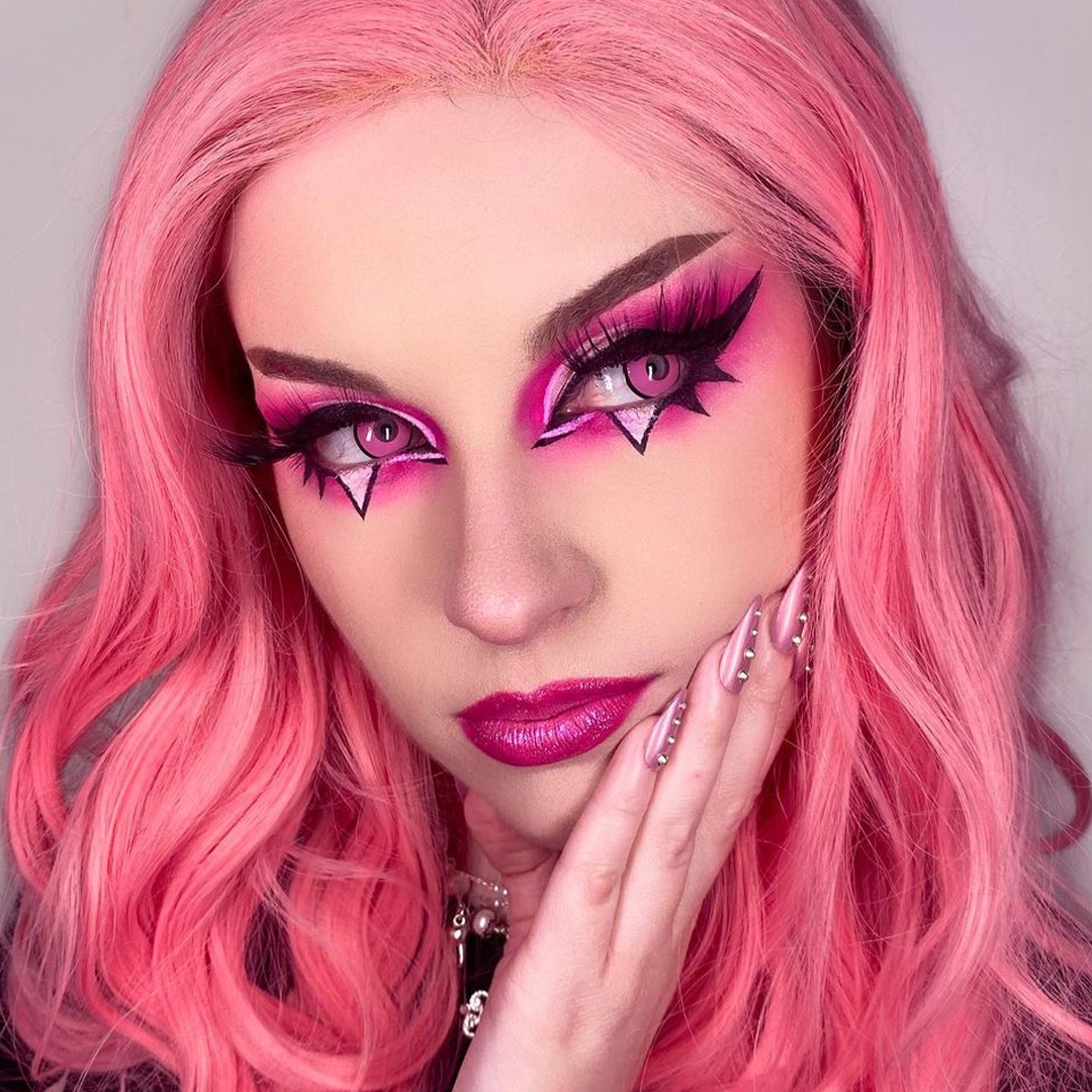 Free Sample Pseyeche Mansan Contact Lenses Soft Lens Crazy Softlens Anime Lens Cosplay Halloween Contacts Lensa Kontak