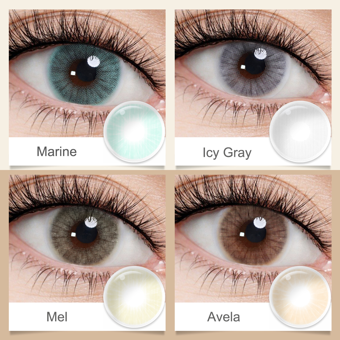 Free Samples Freshgo HIDROCOR Eye Contact Lenses Lentes De Contacto Natural Color Contact Lens Lensa Kontak Lentille Oculaire