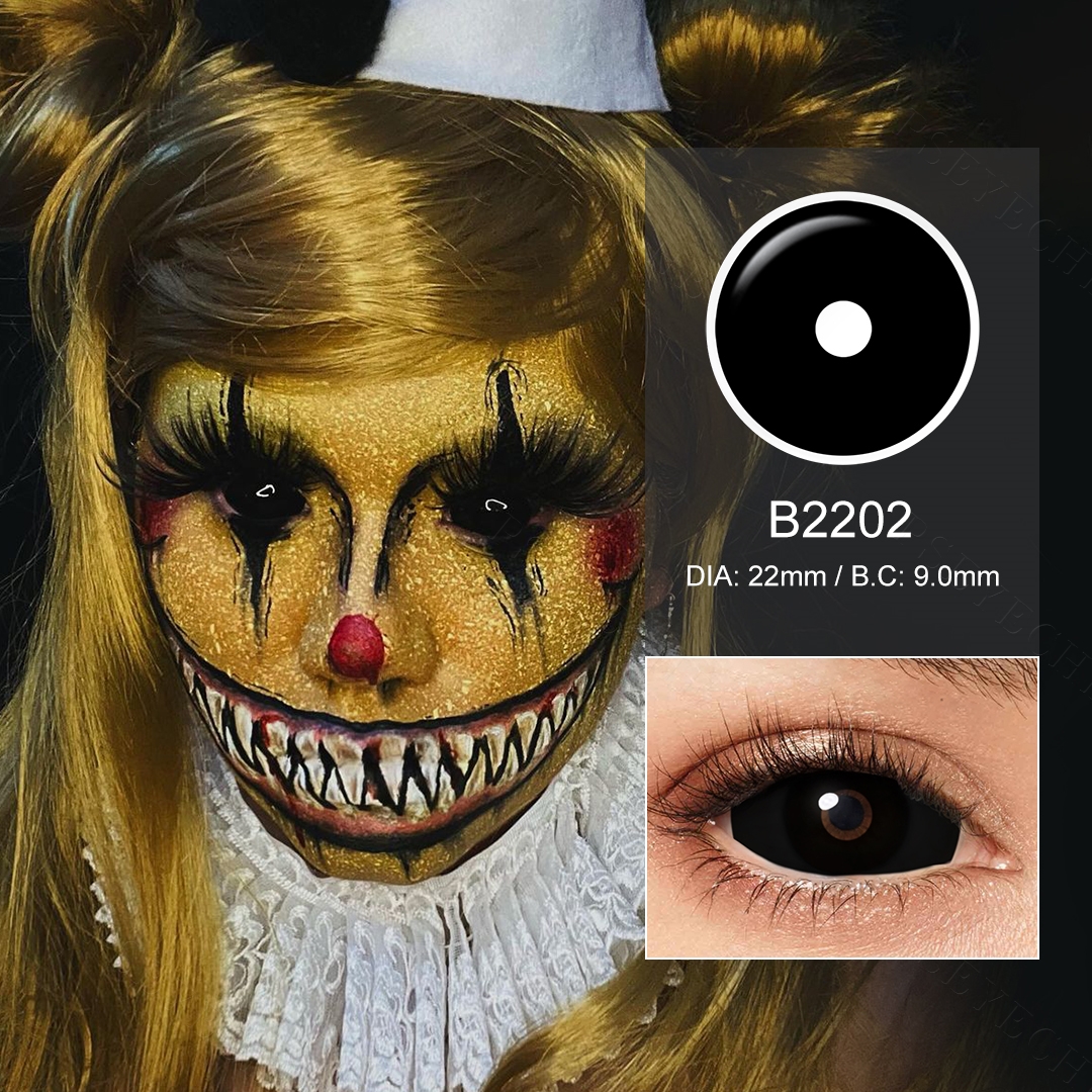 All Black Sclera Lenses