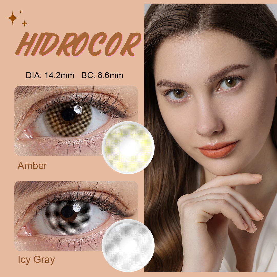 Free Samples Freshgo HIDROCOR Eye Contact Lenses Lentes De Contacto Natural Color Contact Lens Lensa Kontak Lentille Oculaire