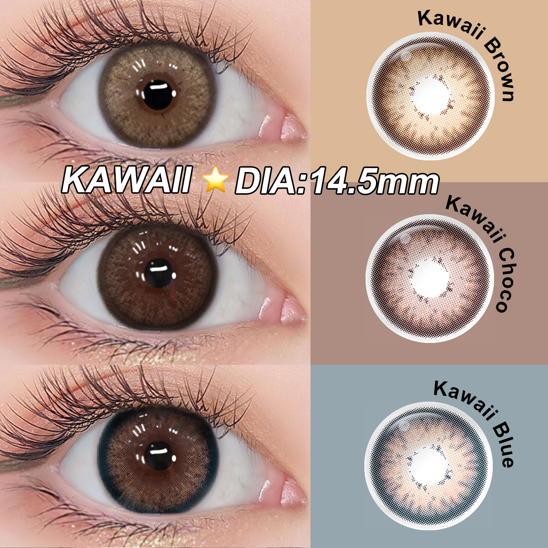 Free Shipping Magister New Arrival KAWAII Eye Contact Lenses Most Popular Lenses Eye Contact Choco Eye Lens Kontaktlinsen