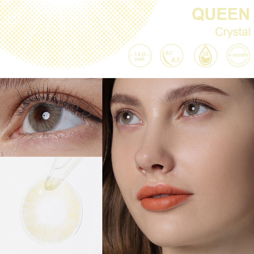Free Sample Magister QUEEN Eye Cosmetic Contact Lenses Contact Lens Soft Lens Colored Contact Lenses Wholesale Lensa Kontak