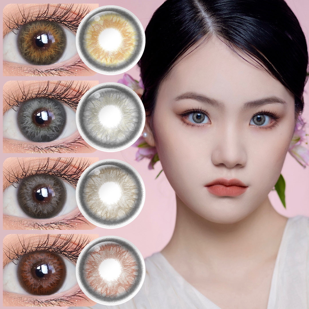 Free Shipping Magister Cosmetic Hot Sale Colored Eye Lenses Color Best Material HEMA NVP 14.2mm DIA Wholesale Soft Contact Lens