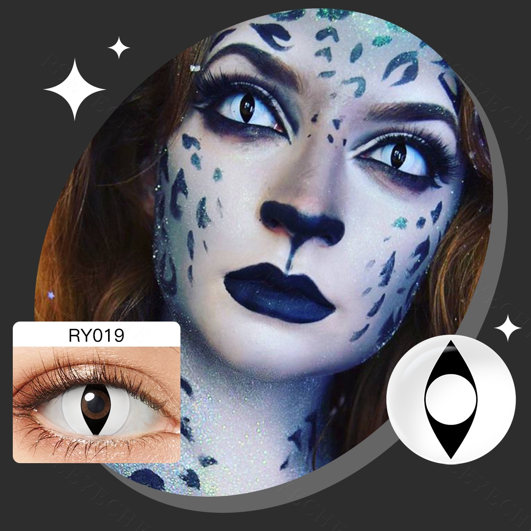 Free Shipping Pseyeche Halloween Lenses Cosplay Cat Eyes Lenses Colored Contacts Halloween Eye Contact Lenses Lentes De Contacto
