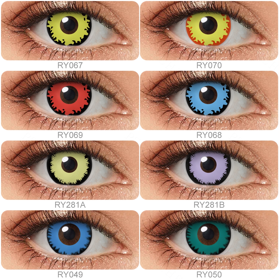 Yellow Wolf Eyes Colored Contacts