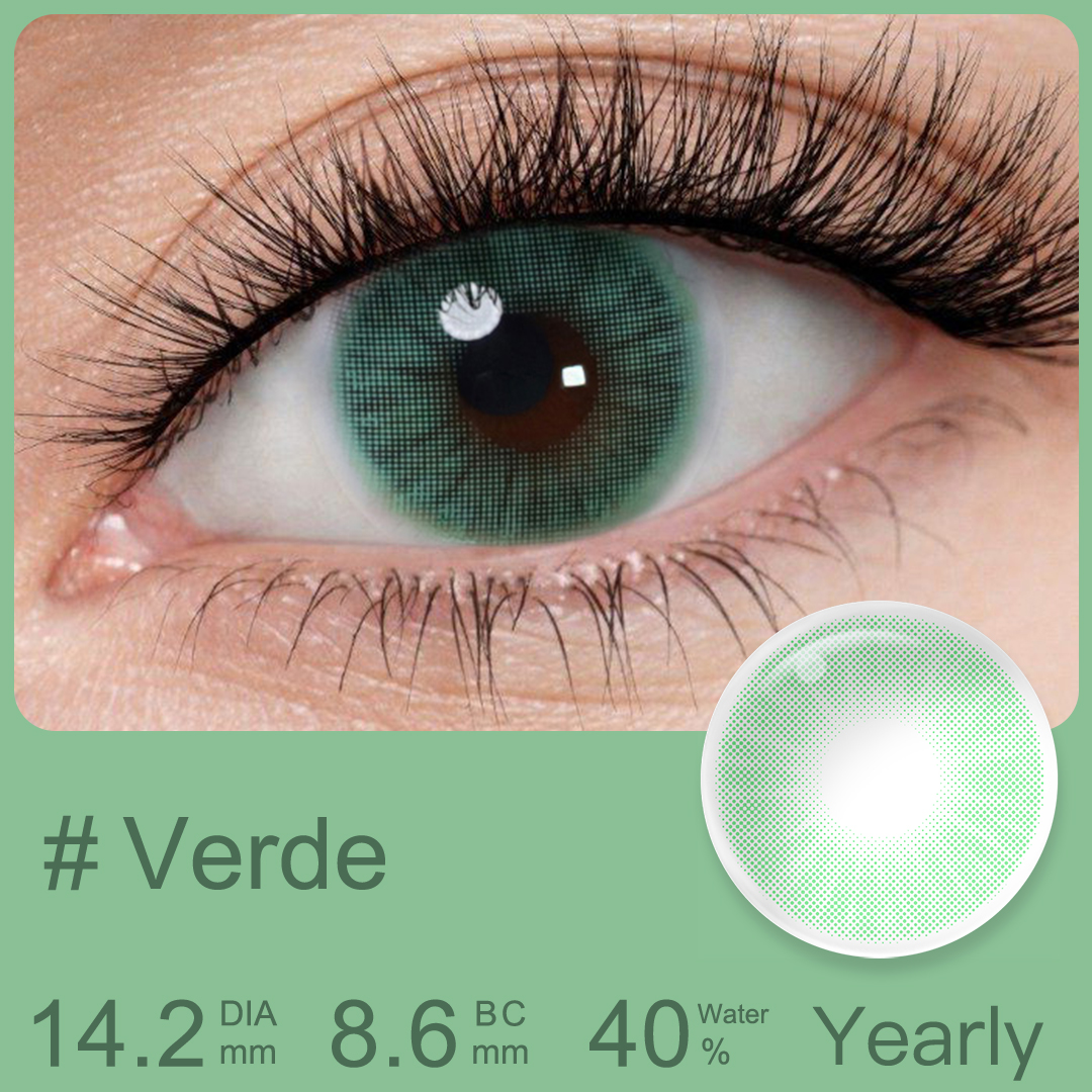 Hot Sales Lenses Eye Color Contact Box Paper Lens Myopia Contact Lenses Lentilles De Yeux Lentille Oculaire Emballage Lentille