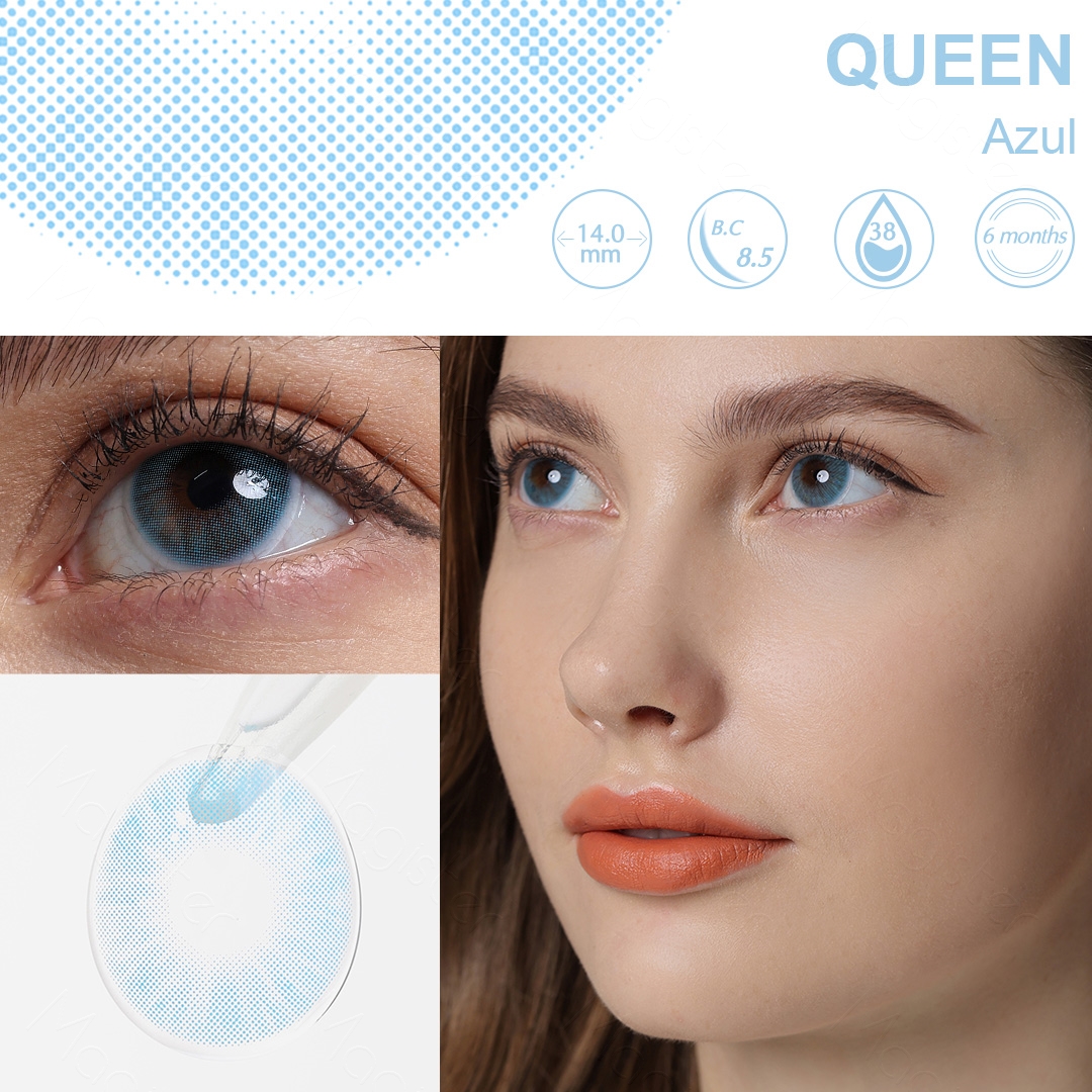 Free Sample Magister QUEEN Eye Cosmetic Contact Lenses Contact Lens Soft Lens Colored Contact Lenses Wholesale Lensa Kontak