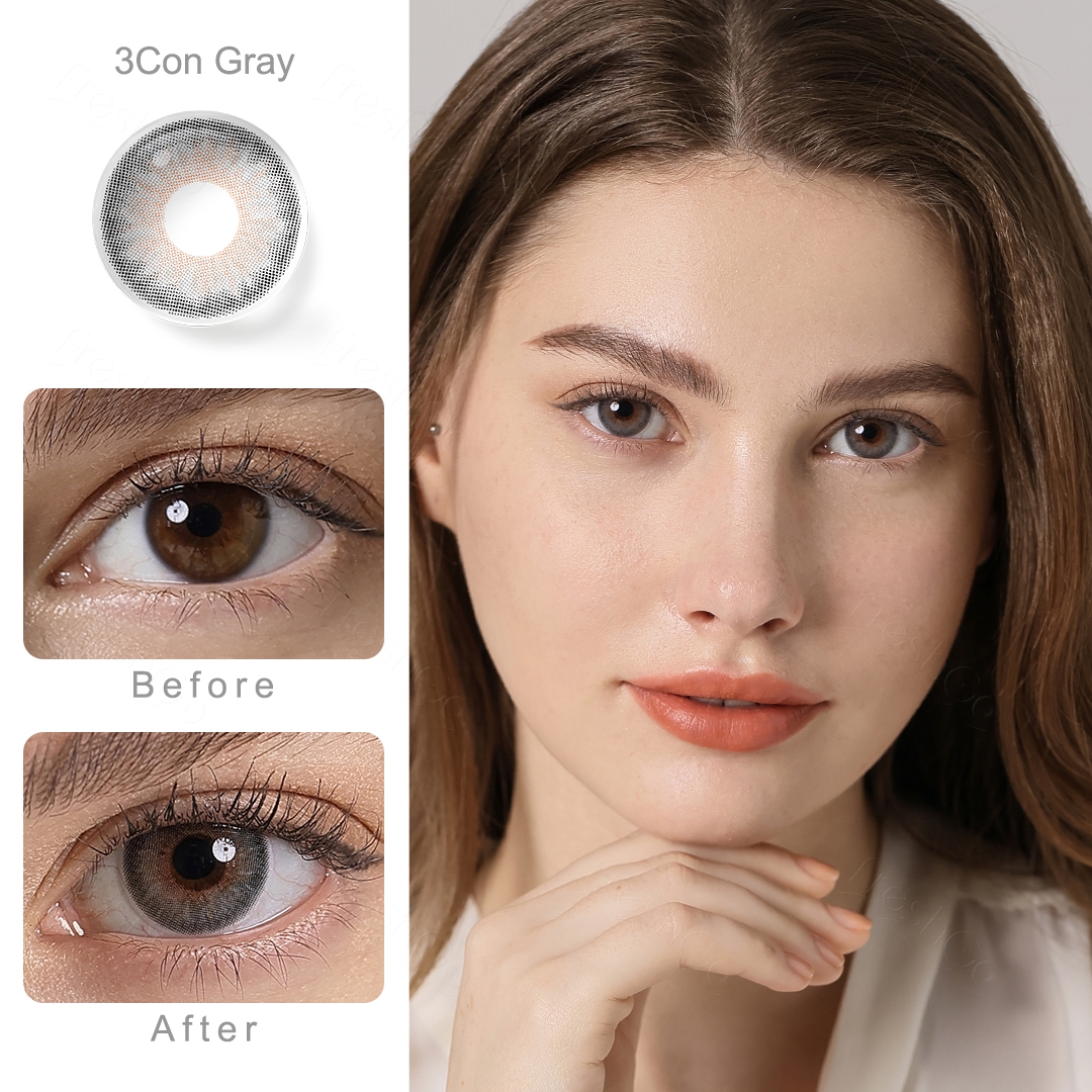 Free Samples Freshgo SYMPHONY Colored Contacts Beauty Eye Lenses Natural Cosmetic Contact Lenses Lentes De Contacto Lentilles