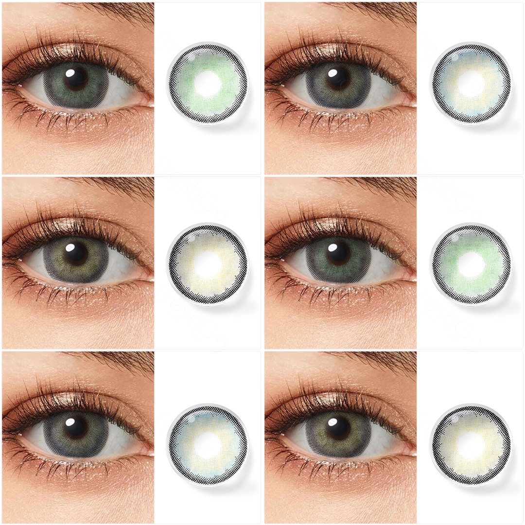 Free Shipping Freshgo New Arrival Natural Contact Lenses Small MOQ Eye Contacts 14.2mm Yearly Contact Lenses Lentes De Contacto