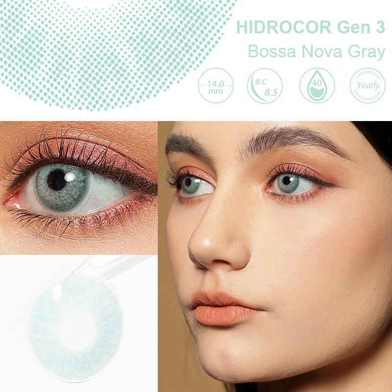Freshgo HIDROCOR Gen3 Soft Lens Cosmetic Contacts Natural Color Contact Lenses Gray Eye Lentes Wholesale Lentilles De Contact