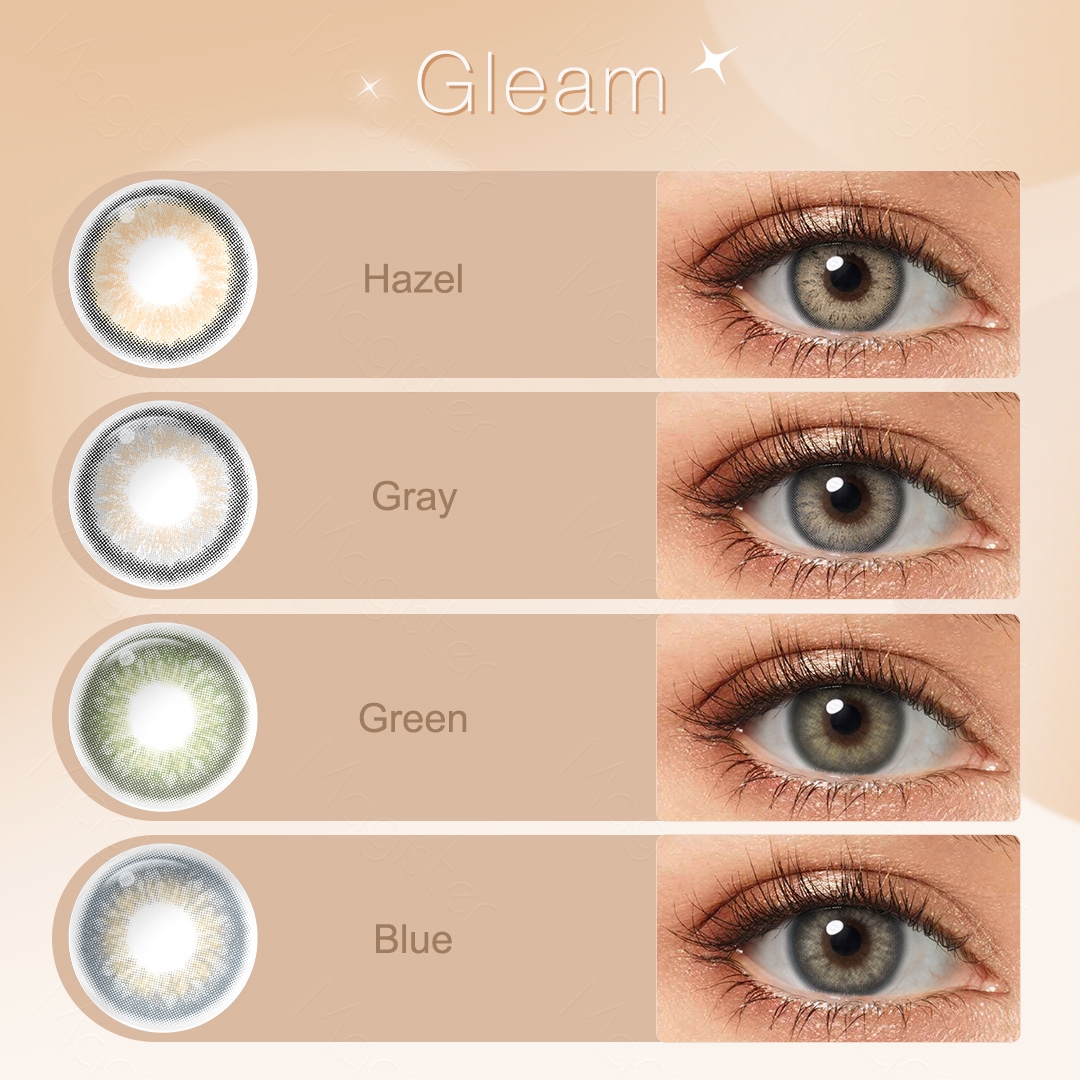Gleam Eye Lenses Color Contact Lens Sparkle Colored Contacts Soft Circle Contact Lenses Lentes De Contacto De Color Natural