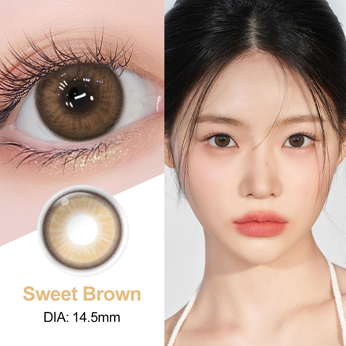 Free Shipping Magister LUNA Contact Lenses  Natural Eye Lens 14.5 Colored Contact Lenses Lenses Eye Contact Lentes De Contact
