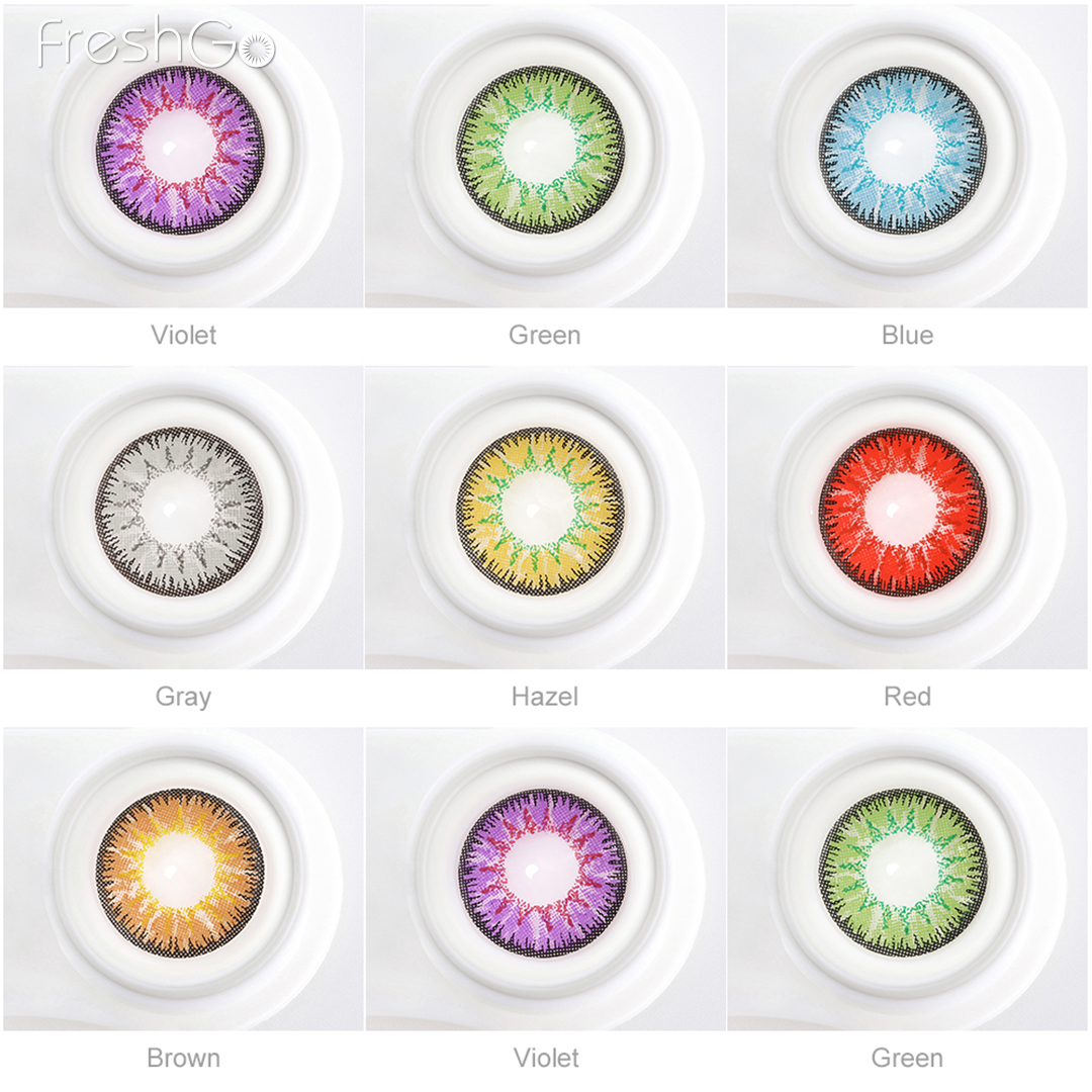 Free Sample Freshgo NONNO Eye Lens Lenses Eye Color Lenses Contact Lenses Korea Lentillas De Colores Lentille Oculaire  for Eyes