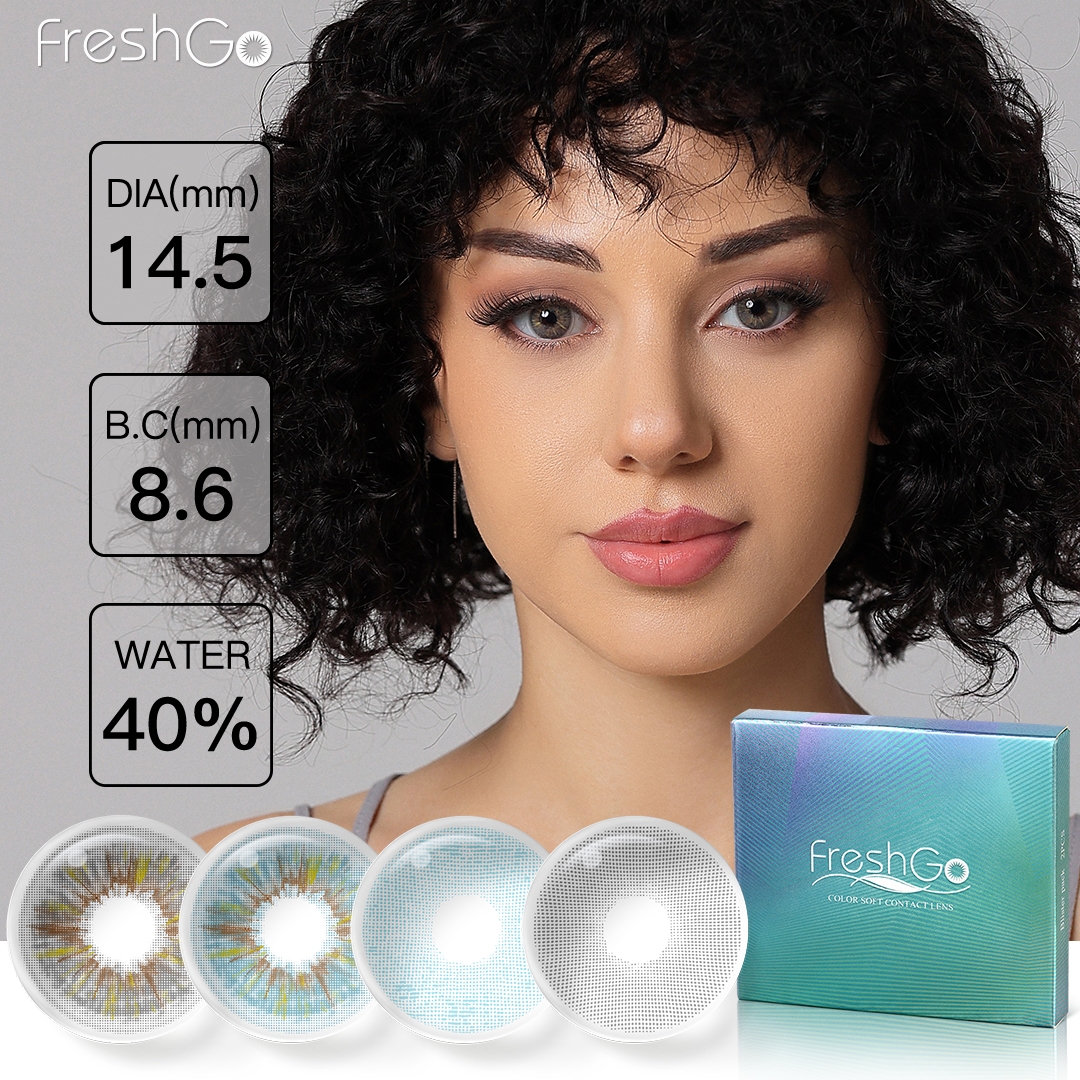 Free Samples Freshgo BROADWAY Eye Contact Lenses Eye Contact Colour Lens Contact Emballage Lentille Lentilles De Lunettes