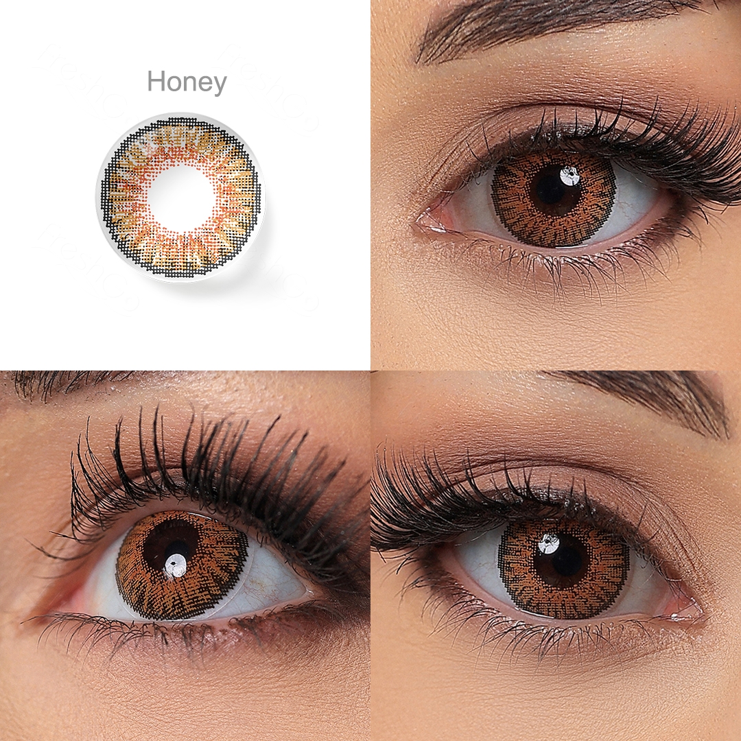 Free Samples Freshgo 3 Tone Eye Lens Contact Softlens Contact Lenses Manufacturers Lentillas Contactos De Colores Les Lentilles