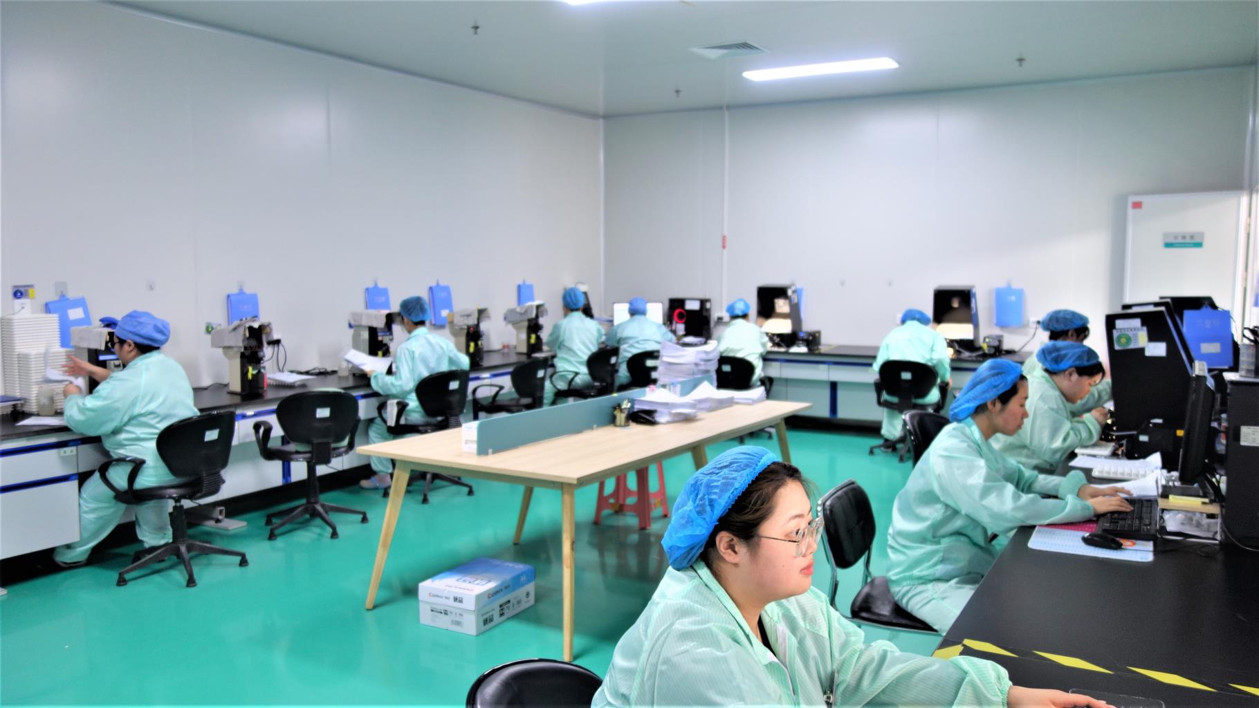 Outgoing Quality Control OQC for contact lenses before shipment
