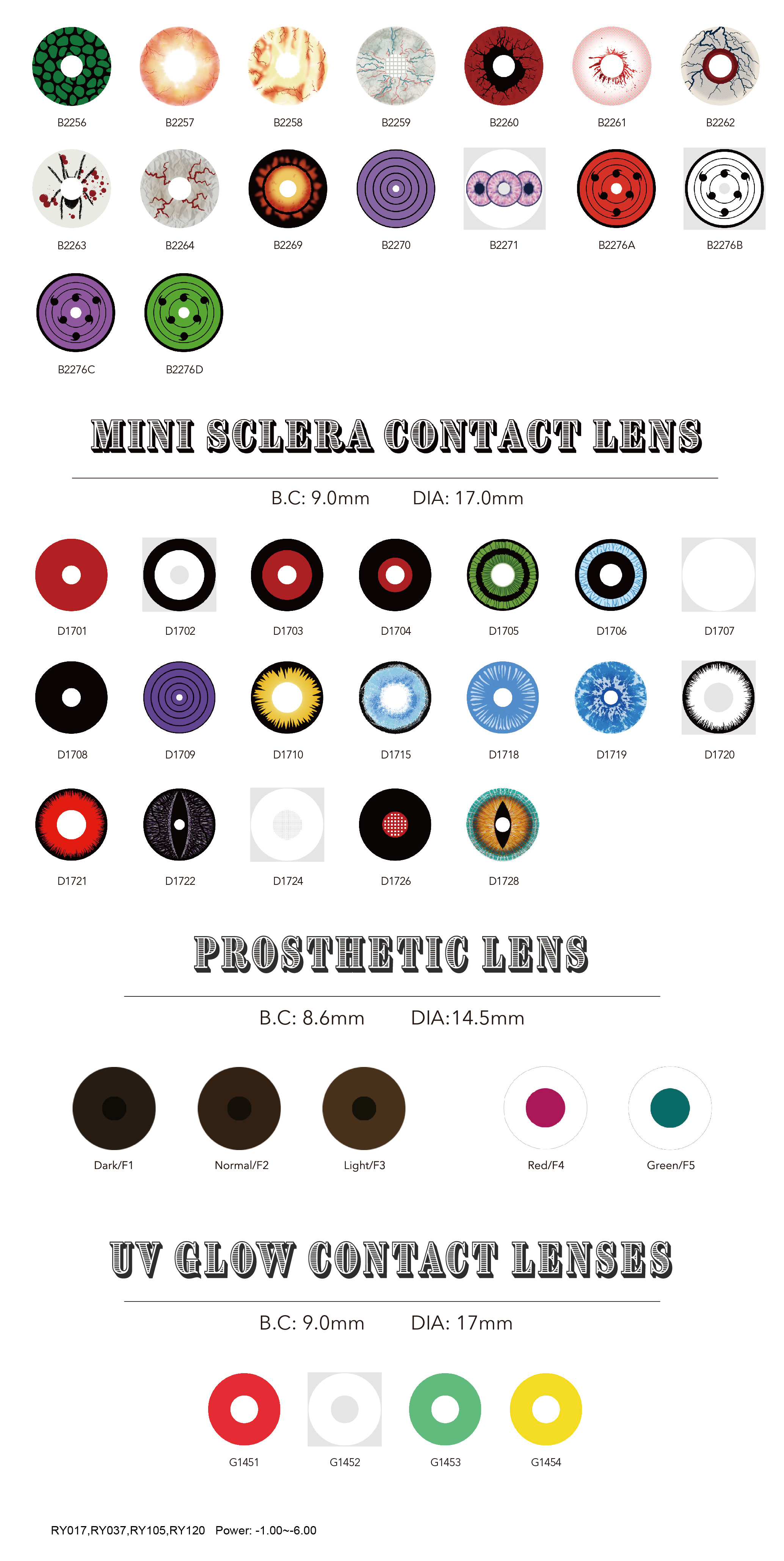 Fancy Dress Contact Lenses