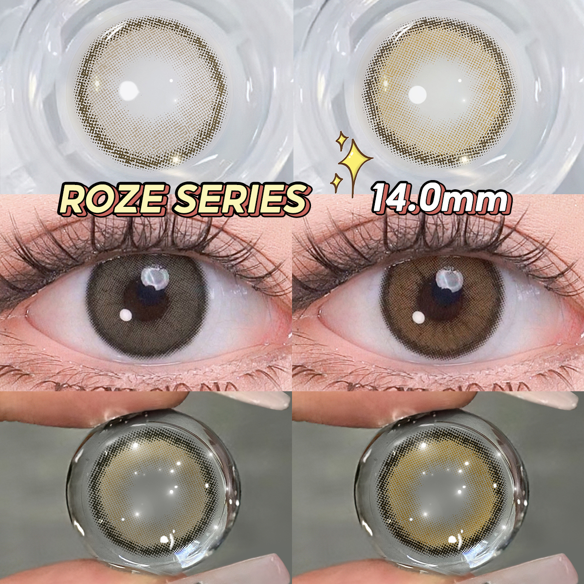 Free Shipping Magister Contact Lenses Set 6 Months Colored Eye Contacts Softlens Prescription Contact Lens 6.0 Kontaktlinsen