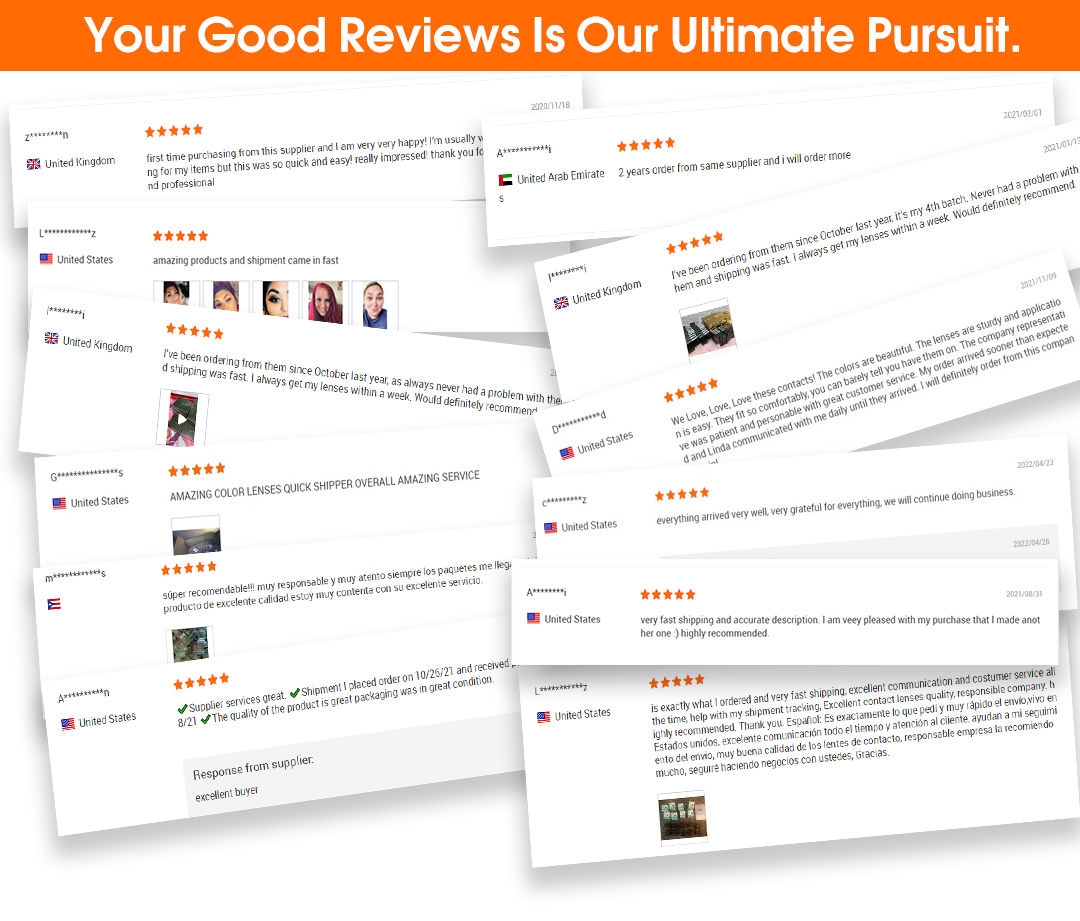 Good reviews from customers