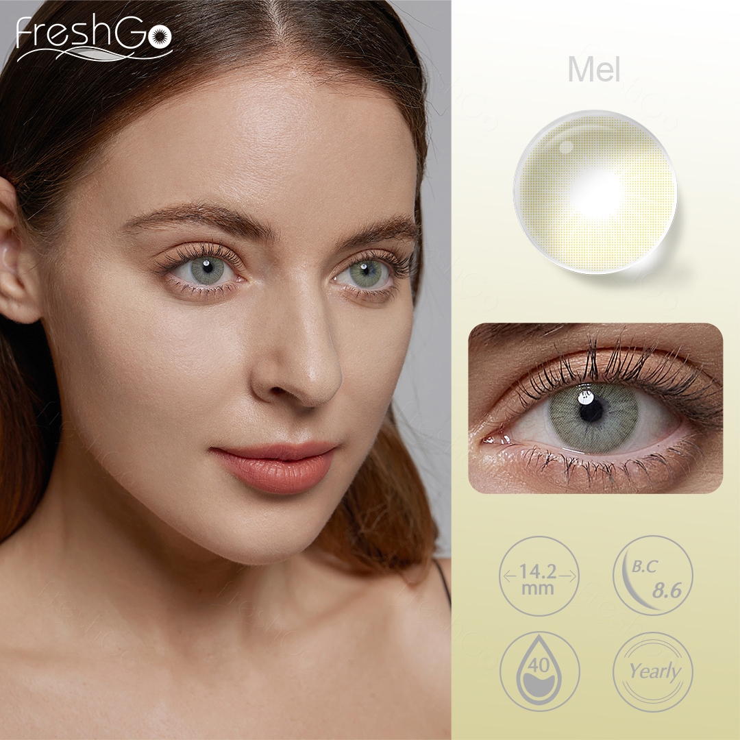 Free Shipping Freshgo Colored Contact Lenses Super Natural Contact Lenses Wholesale Yearly Eye Lens Lentes De Contacto De Color