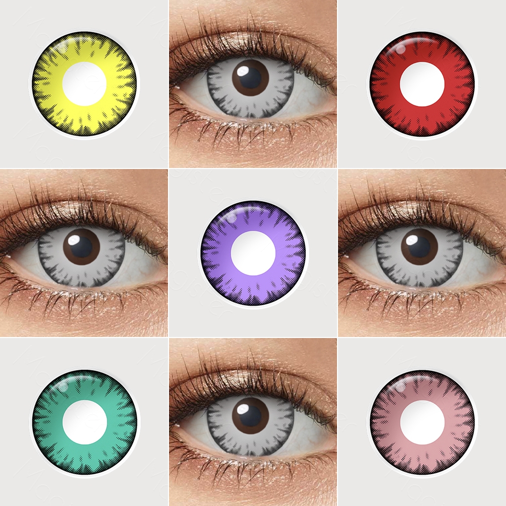 Color Contact Lenses Closeup