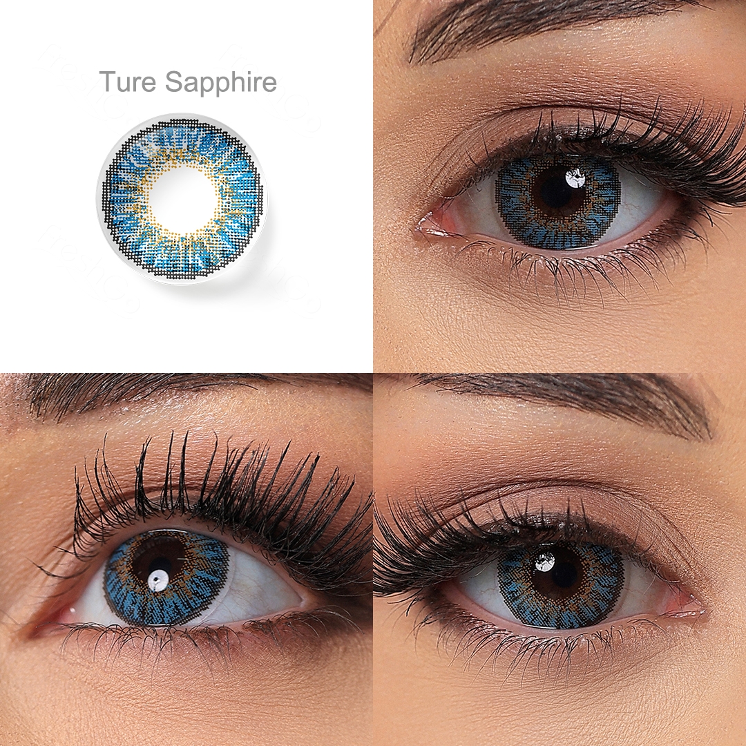 Free Shipping Cheap Colored Contacts 3 Tone Contact Lenses for Eyes Wholesale  Lenses Eye Contact Eye Lens Lentilles
