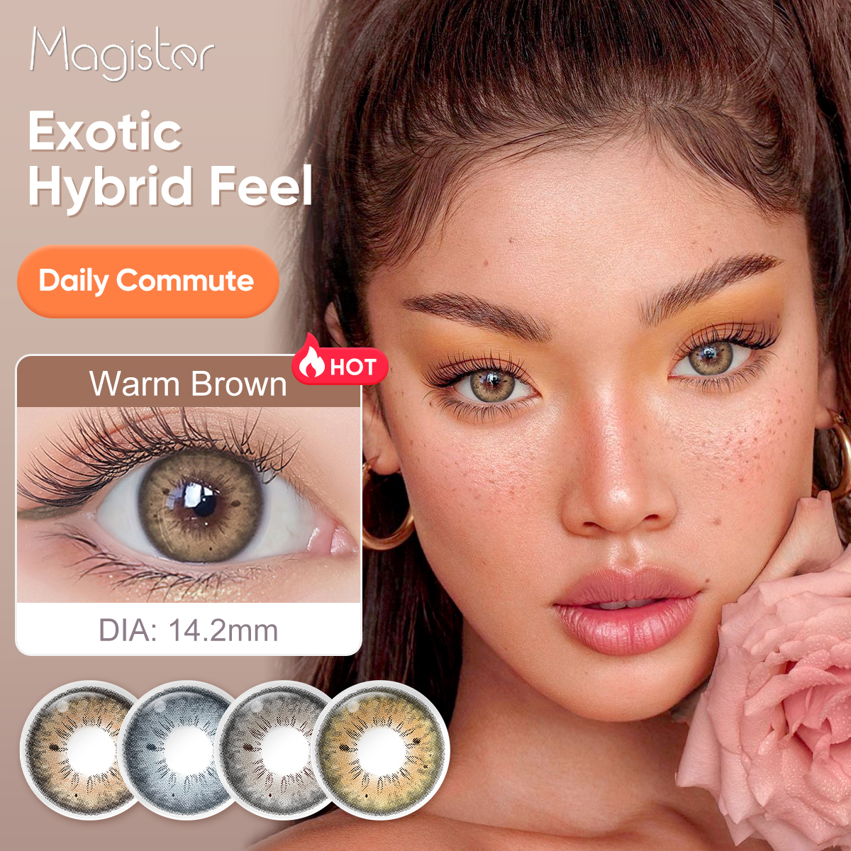 Free Shipping Magister Natural Colored Contacts Lenses HC2 Eye Contact Lenses Cheap Lenses Eye Contact Lentes De Contacto