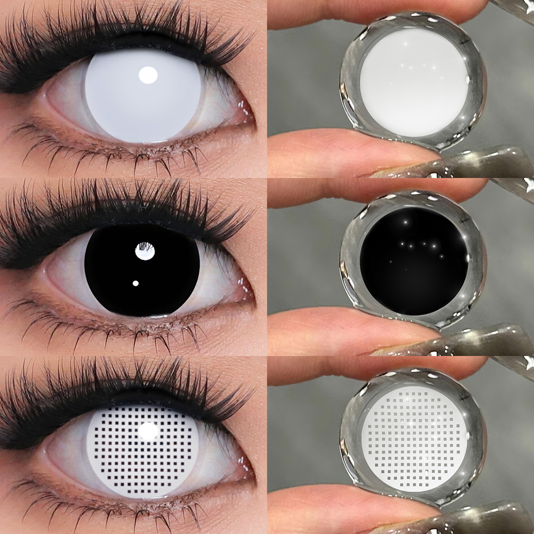 Free Shipping Magister Halloween Lens Crazy Anime Eye Contacts Big Eye Soft Annual Cosplay Contact Lenses Lentille Sharingan