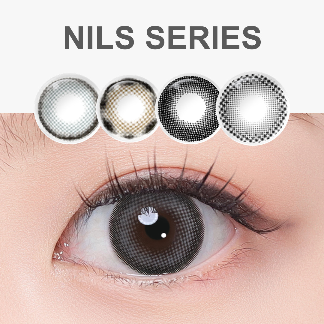Free Sample Magister NILS Colored Contacts Color Lenses Eye Contact Soft Contact Lenses Lensa Kontak Lentilles De Lunettes