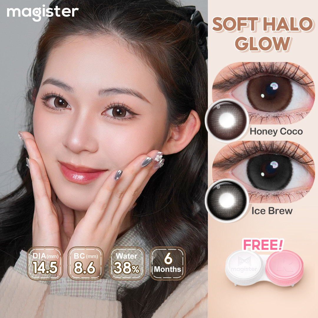 Free Shipping Magister Colored Contact Lenses Free Case Soft HEMA Material 6 Month Lens Natural Eye Contacts Lentes De Contacto
