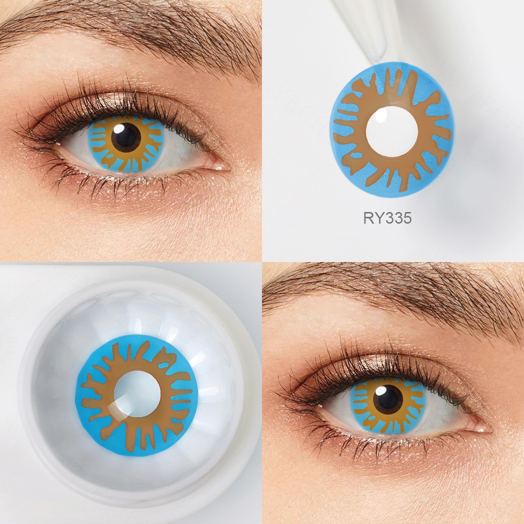 Hot Pseyeche RY Cosplay Contact Lenses Wholesale Halloween Lenses Eye Color Korean Contact Lenses sharingan Emballage Lentille