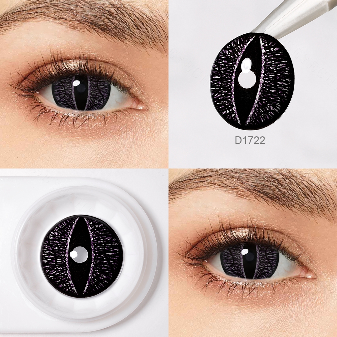 Free Sample Pseyeche Sclera Contact Lens 17mm  Halloween Contact Lenses Most Popular Halloween Sclera Contact Lenses Lentillas