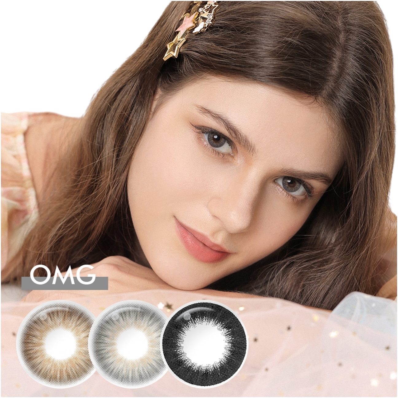 Free Sample Magister OMG Natural Colored Contact Lenses Black Circle Eye Lenses Eye Lens Kontaktlinsen Lentilles Photochromiques