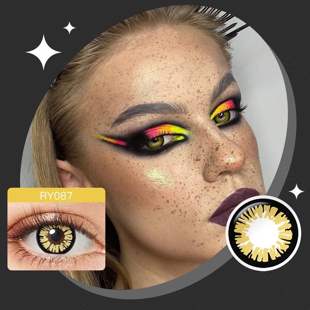 Free Shipping Pseyeche Cosplay Contact Lens Glamor Halloween Contact Lenses Twilight Eye Contacts Cosplay Lentes De Contacto
