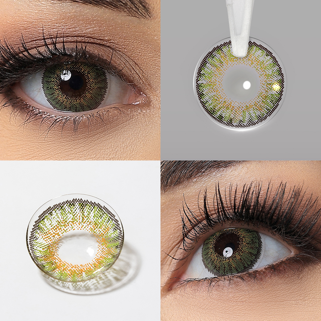 Hot Sale Freshgo Colored Contacts Eyes Lens 3 Tone 14.50mm Coloured Contact Lenses Wholesale Lentes De Contacto De Colores