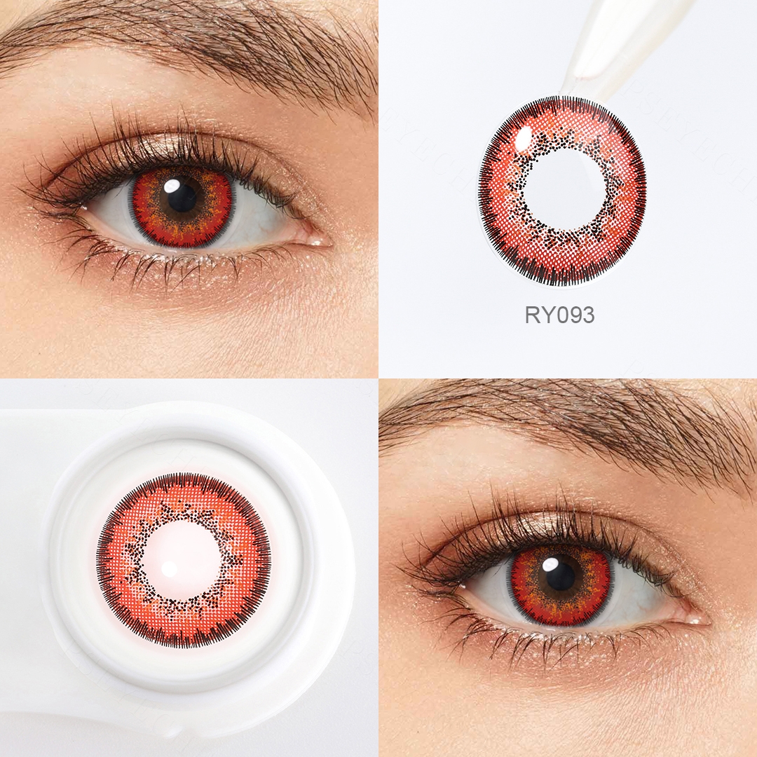 Free Shipping Pseyeche Halloween Lenses  14.5mm Cosplay Eye Contacts sharingan Lens Colored Contact Lenses Lentillas Eye Lens