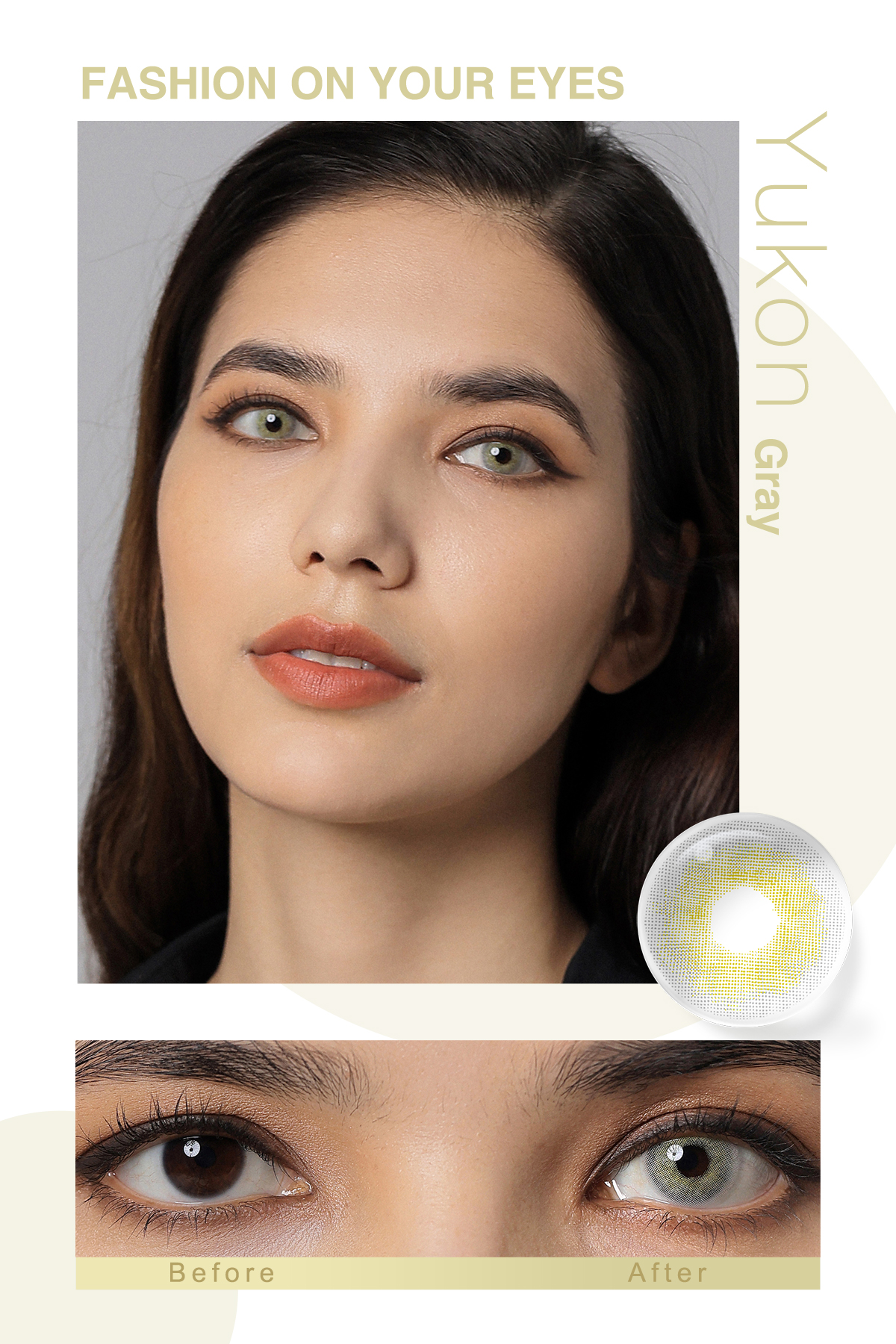 New Blue Coloured Contact Lenses Natural Freshgo Yearly Cosmetic Eye Color Contact Lens Soft Les Lentilles De Contact Des Yeux