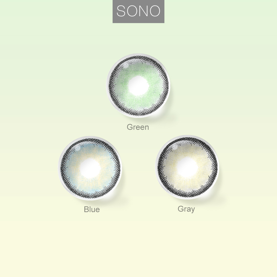 Freshgo New Arrival Wholesale SONO Color Eye Contact Lenses Yearly Natural Soft Color Contacts