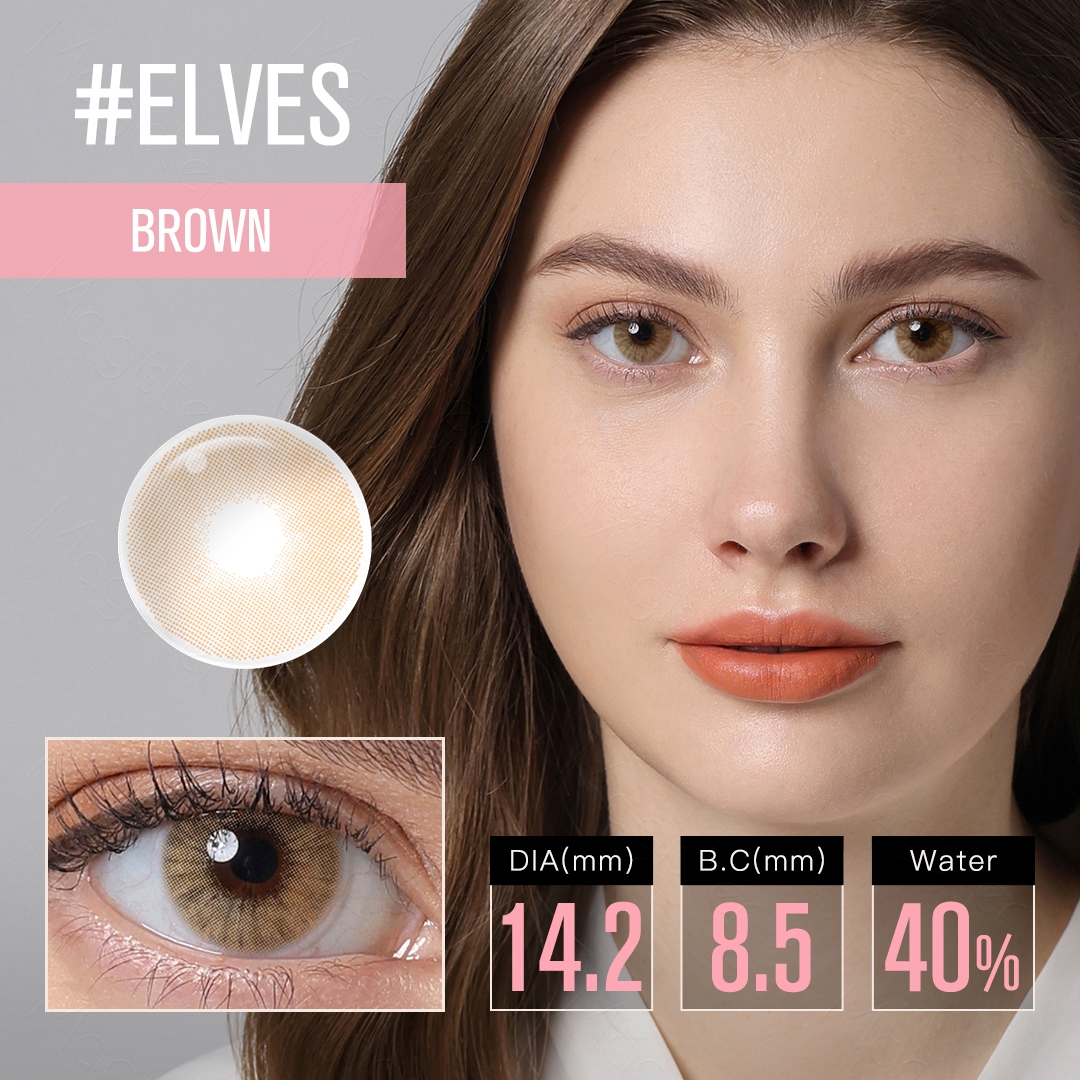 Magister Elves 14.20mm Soft 6 Months Eye Contact Lenses Best Natural Colored Lenses for Eye Cosmetics